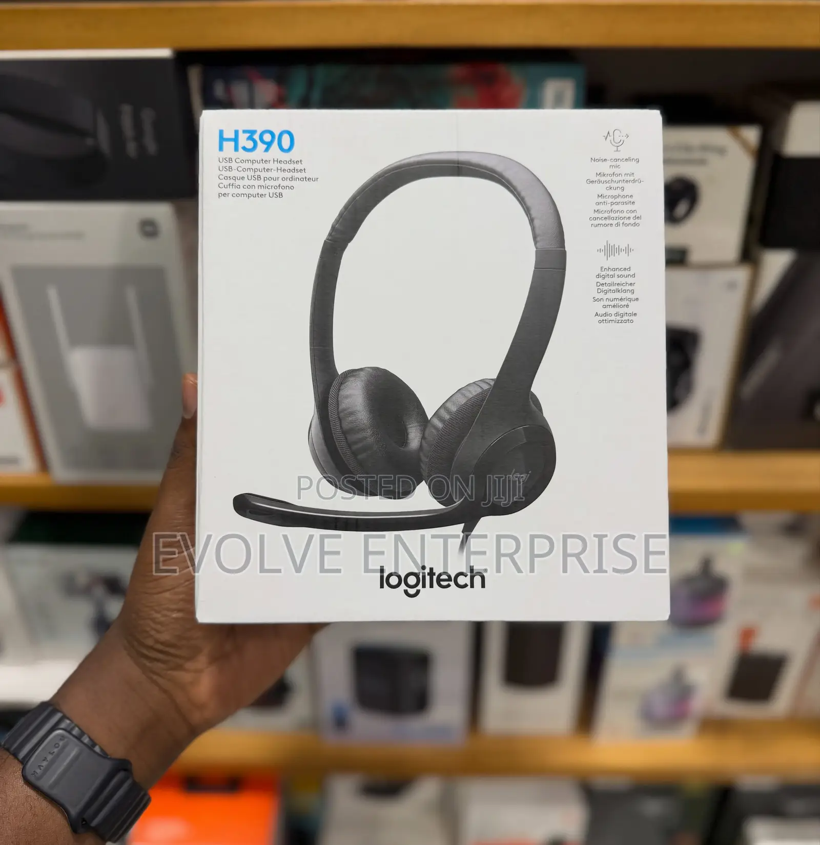 Logitech H390 Stereo Wired USB-C Headset