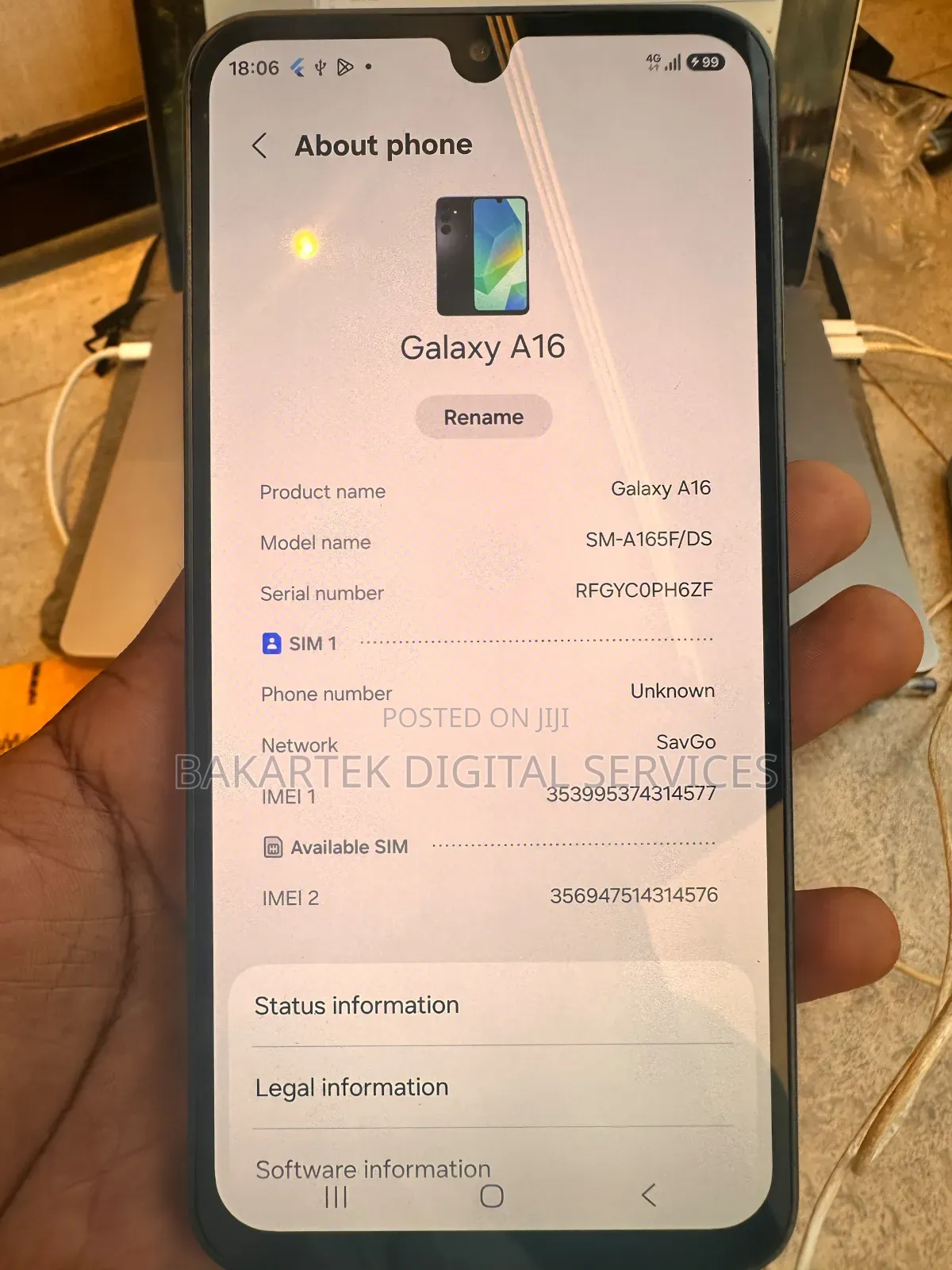Samsung Galaxy A16 128 GB Black