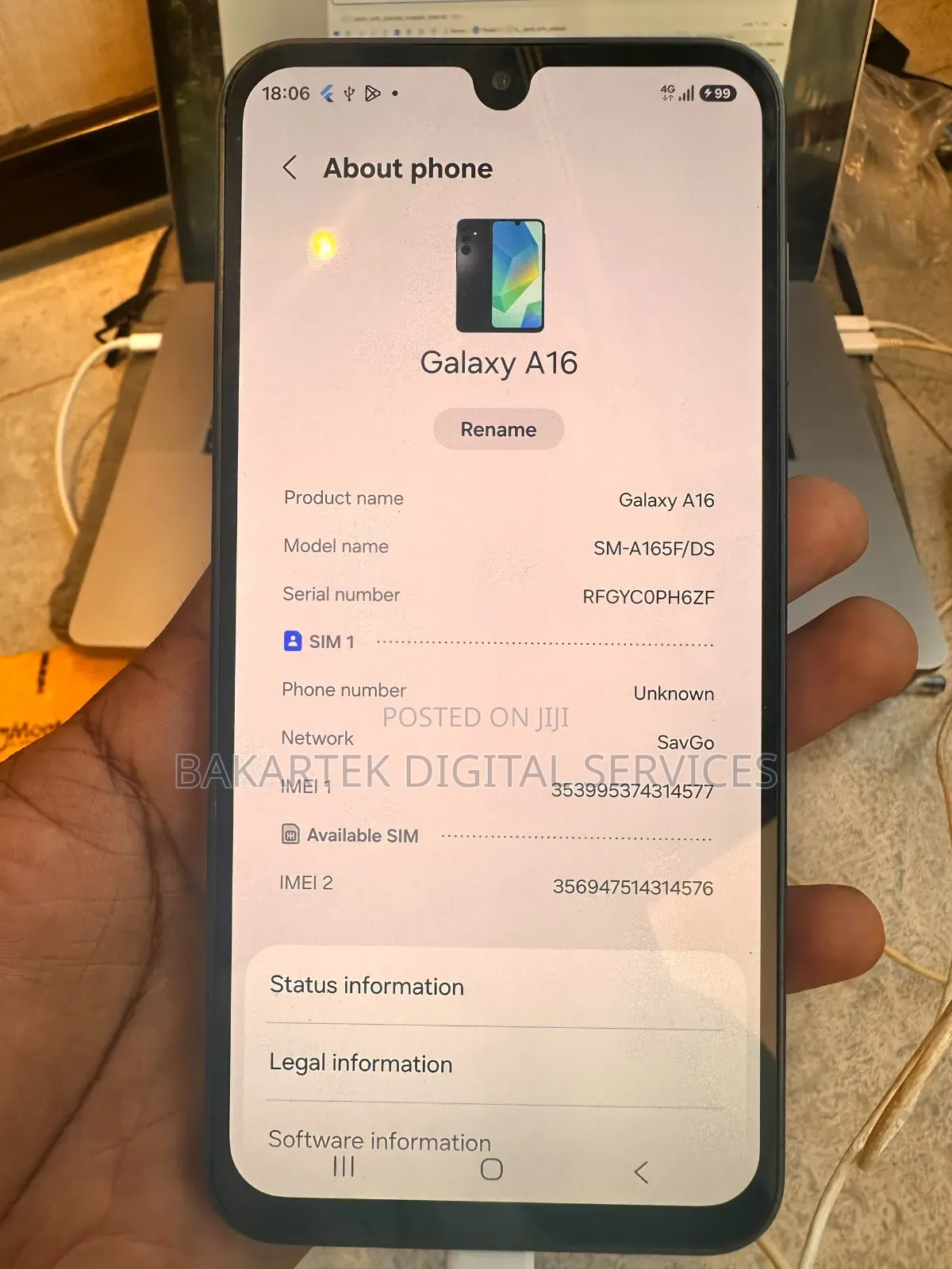 Samsung Galaxy A16 128 GB Black