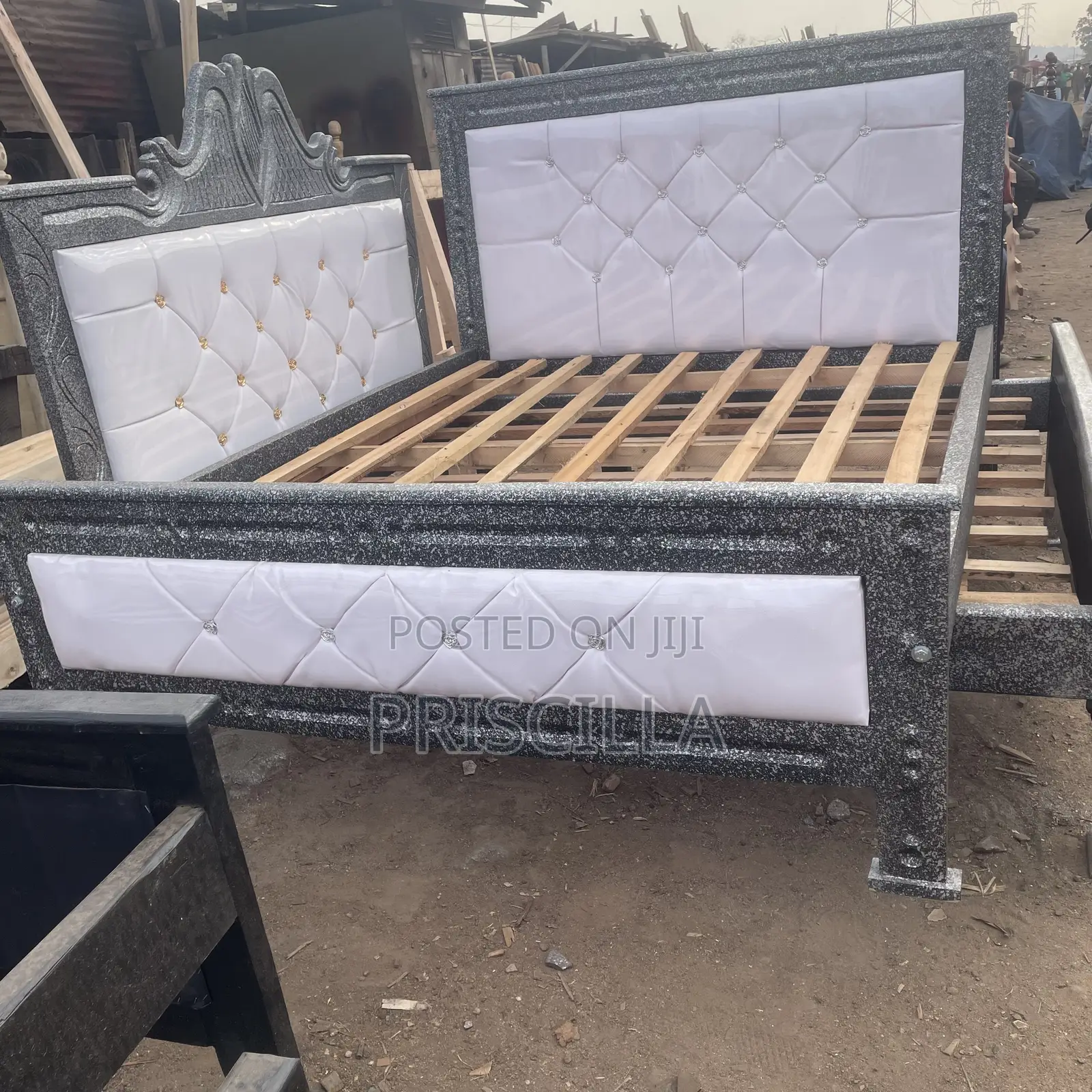 5by6 Silver Frame Beds