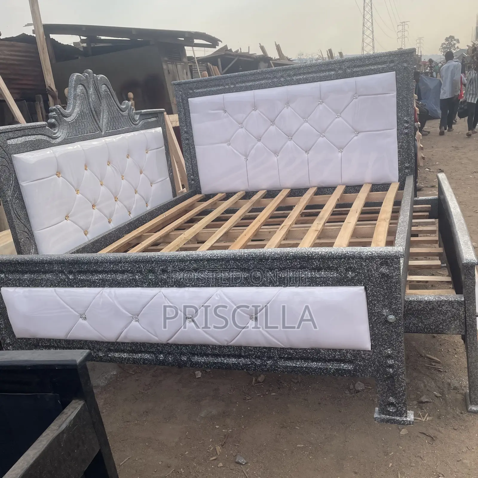 5by6 Silver Frame Beds