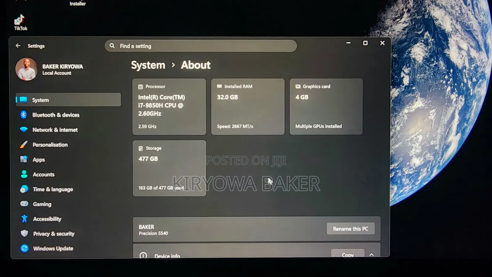 Laptop Dell Precision 5540 32GB Intel Core i7 SSD 512GB