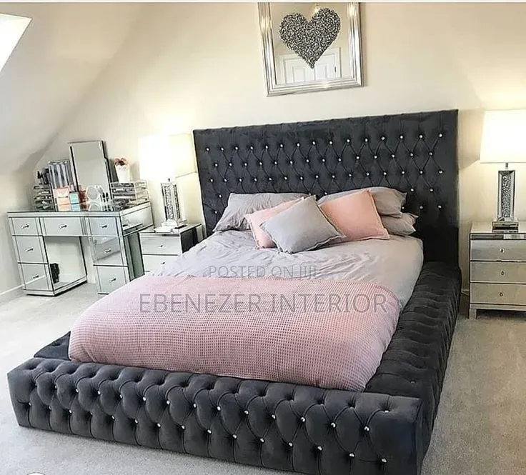 Olivia Ebenezar Tufted Beds