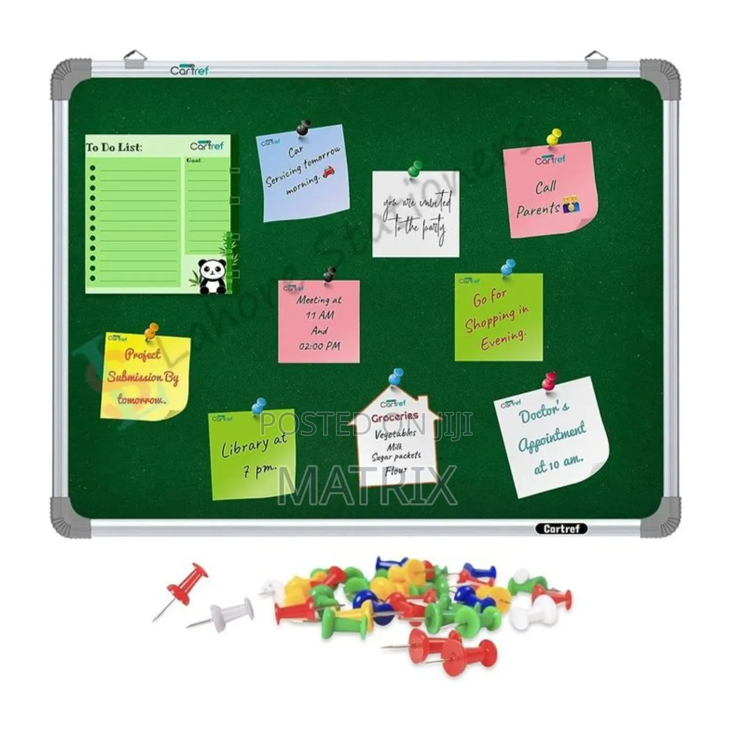 Notice Board 50cmx70cm With Free Push Pins