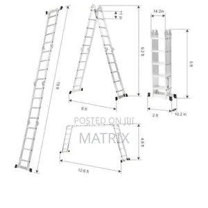 4x5 Multi-Purpose Aluminum Folding Ladde