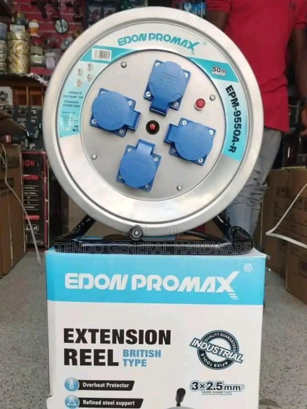 Edon Promax Extension Reel Cable 50metres