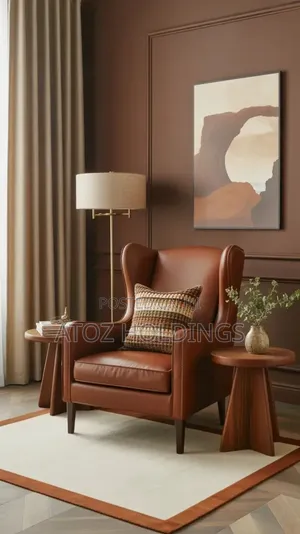 Sofas/Victoria Leather Winged Sofa Couches in Any Colour 600,000/-