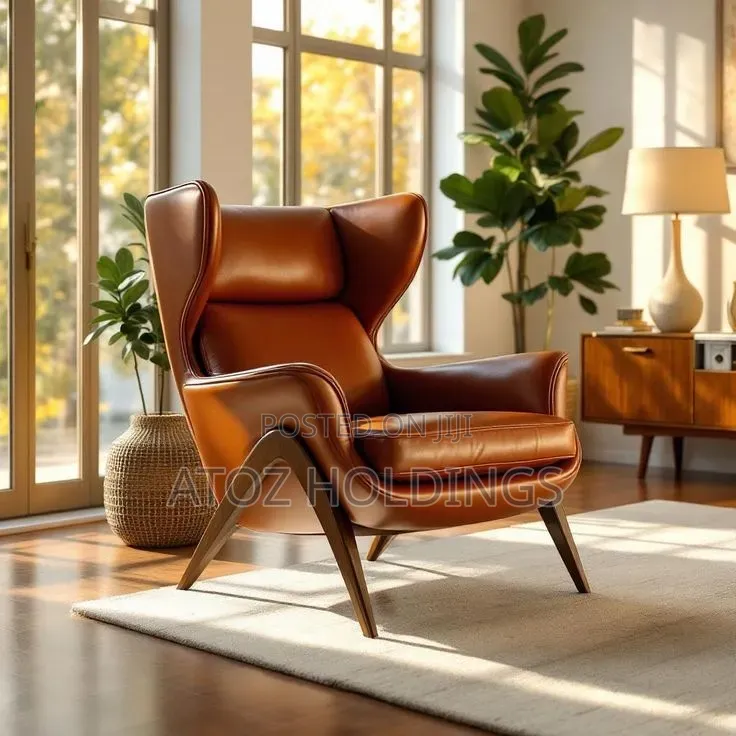 Sofas/Victoria Leather Winged Sofa Couches in Any Colour 600,000/-