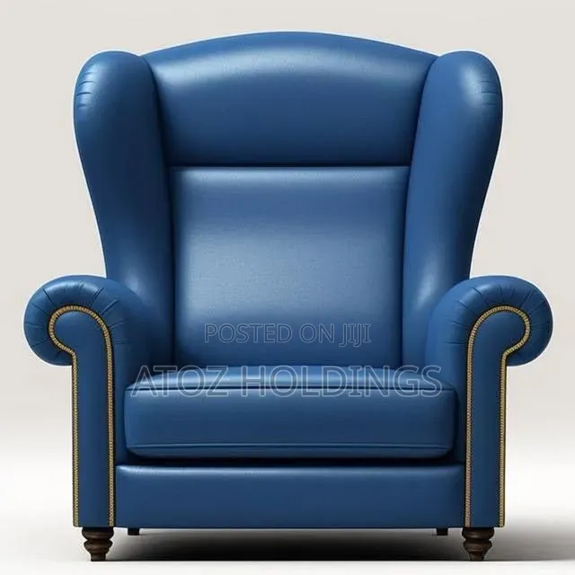Sofas/Victoria Leather Winged Sofa Couches in Any Colour 600,000/-