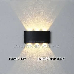 6W LED Waterproof Wall Light, for Outdoor, Living Room, Porch, Garden