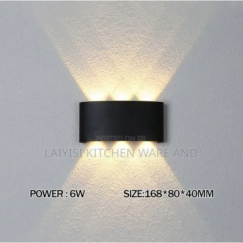 6W LED Waterproof Wall Light, for Outdoor, Living Room, Porch, Garden