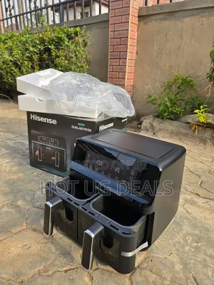 Hisense 8.6 Liters / 8.6L Dual Airfryer / Air Fryer - Black
