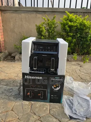 Hisense 8.6 Liters / 8.6L Dual Airfryer / Air Fryer - Black
