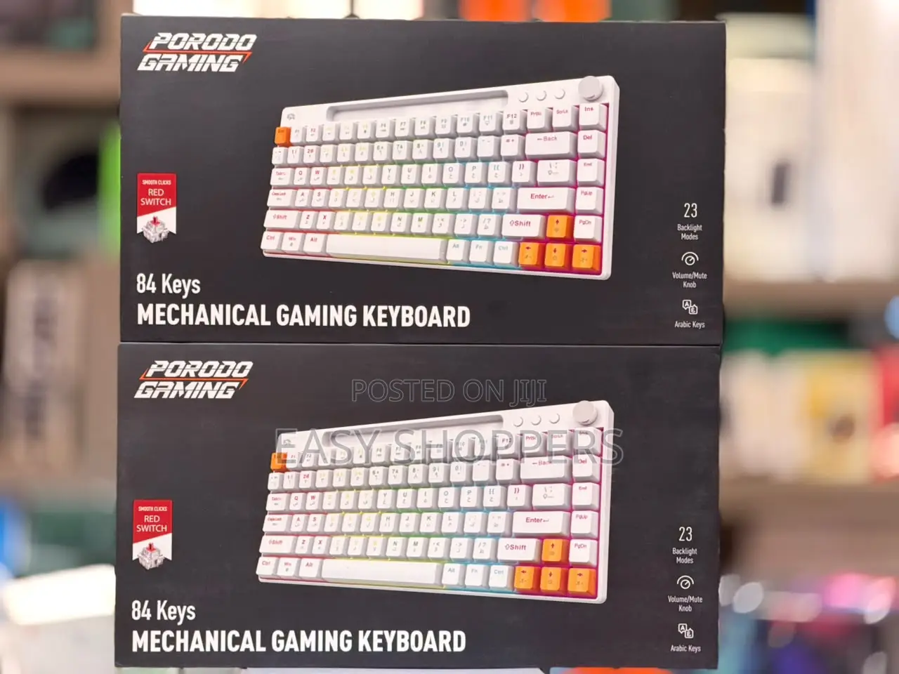 Porodo Gaming 84 Keys Mechanical Gaming Keyboard