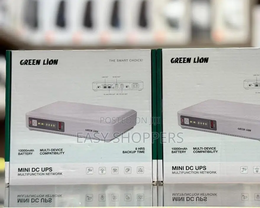 Green Lion Mini DC UPS 10,000mAh Battery and 24W Output Routers