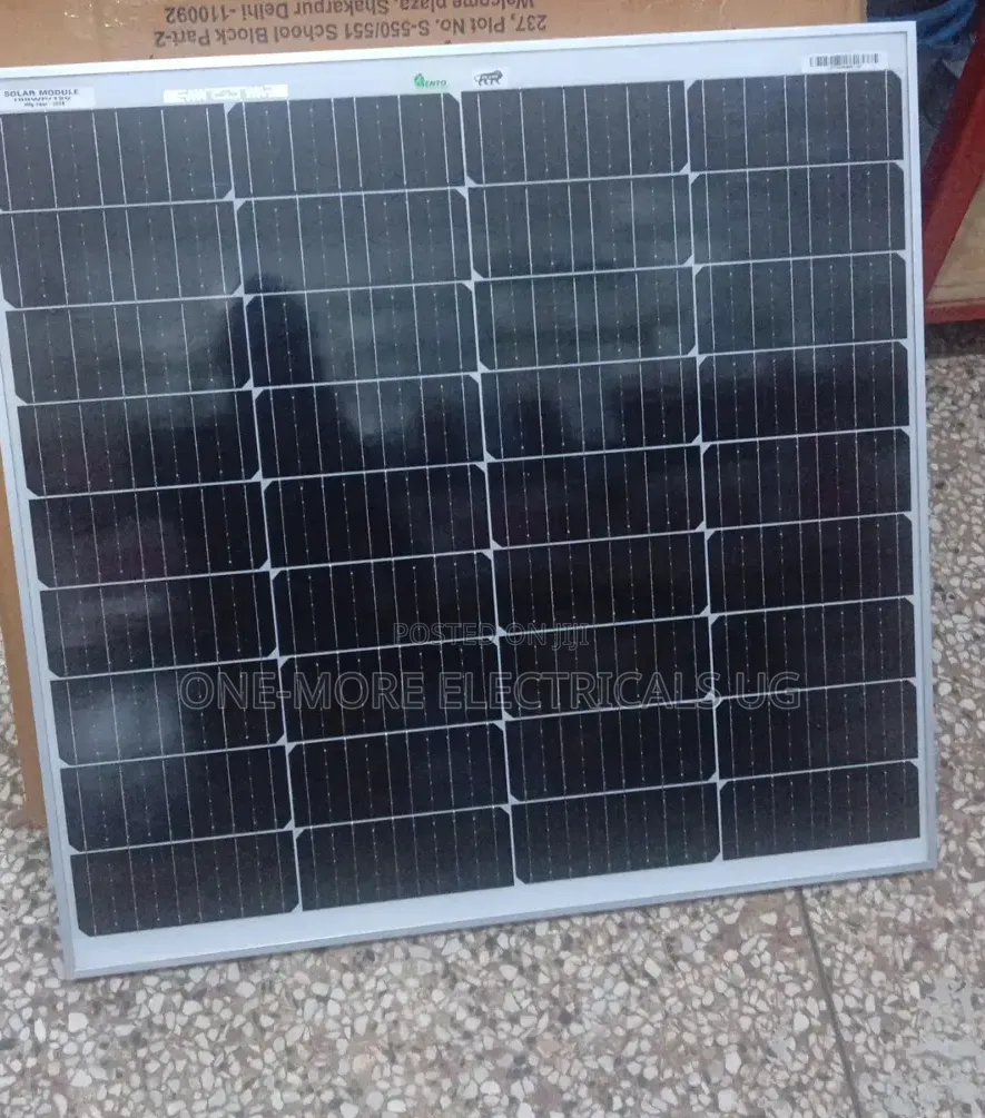 100w Solar Panels Indian Made Mono Crystalline.