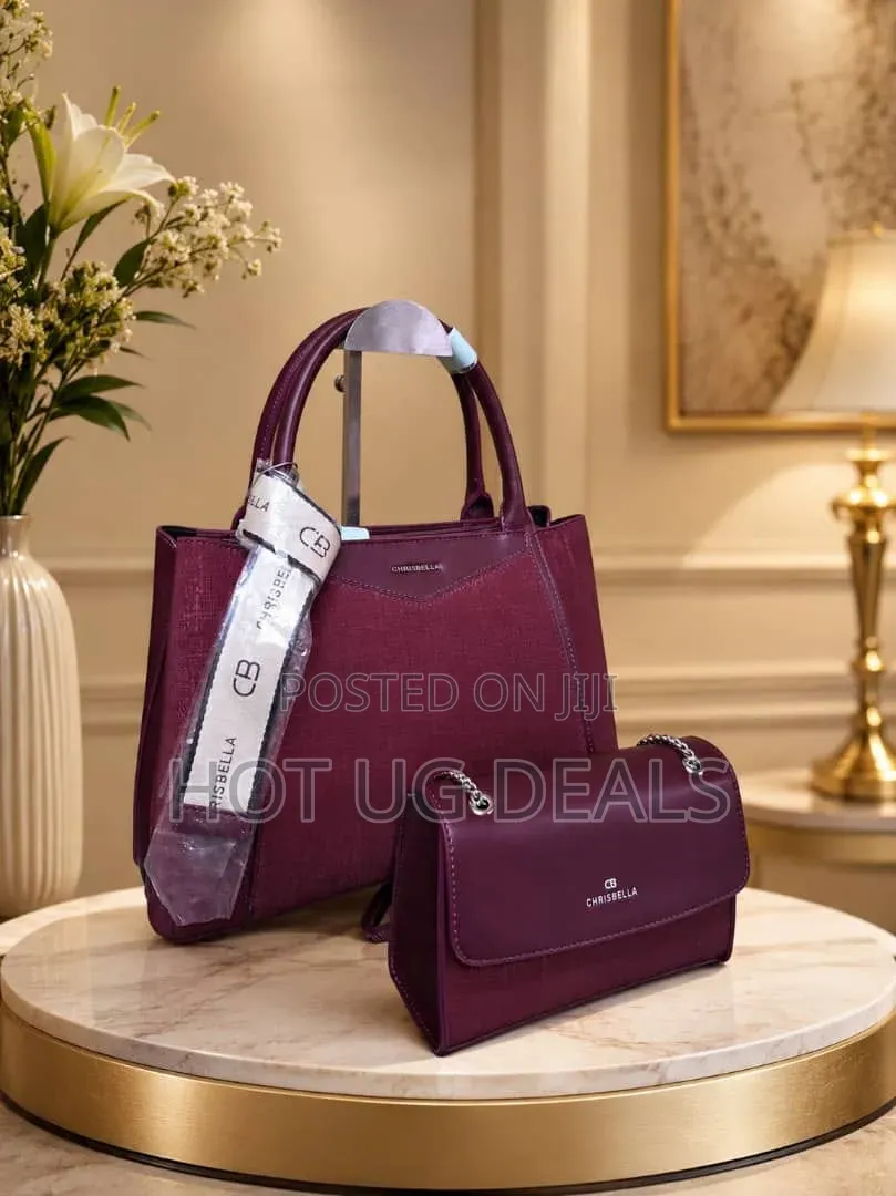 Chrisbella Luxury 2-in-1 Classic Handbag Set