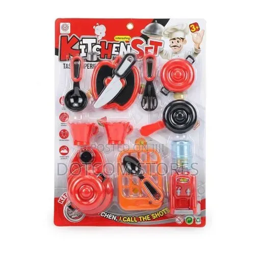 Kids Pretend Play Kitchen Cooking Set