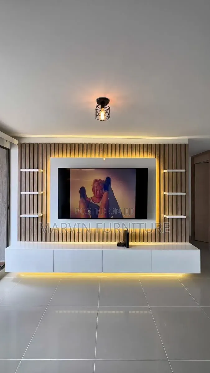 White Colored TV Stand