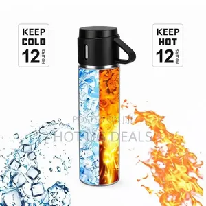500ml Stainless Steel Vacuum Insulated Thermos Bottle With Cup
