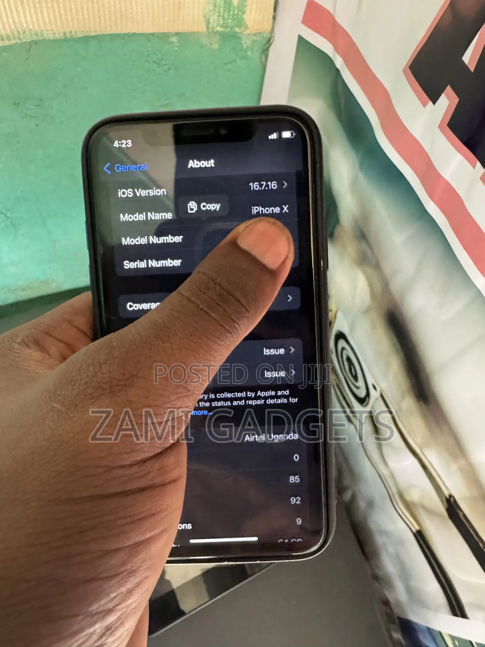Apple iPhone X 64 GB Black