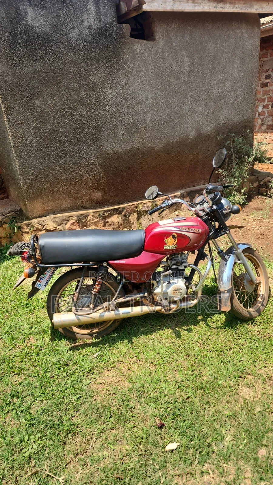New Bajaj Boxer 100 2024 Red