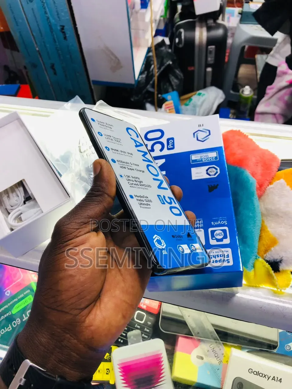 New Tecno Camon 50 Pro 256 GB Black