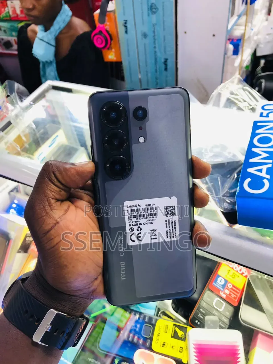 New Tecno Camon 50 Pro 256 GB Black