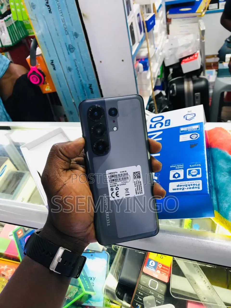 New Tecno Camon 50 Pro 256 GB Black