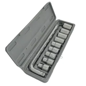 10-Pieces Hex Socket Wrench DMET-1543 Spanner Tool Goti Set