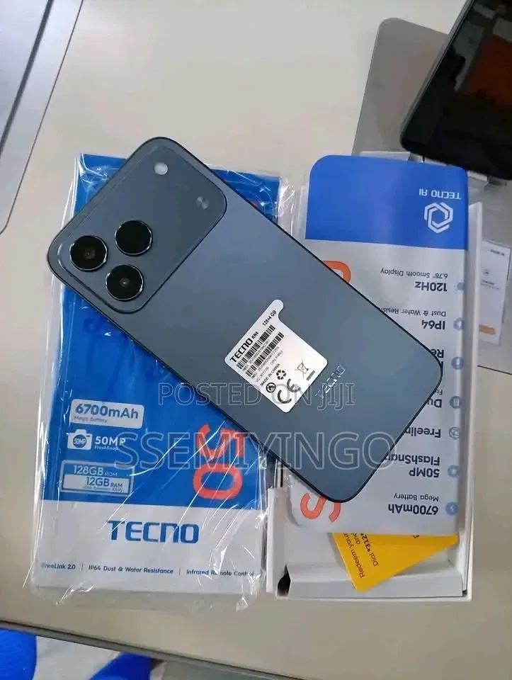 New Tecno Spark 50 128 GB Gray