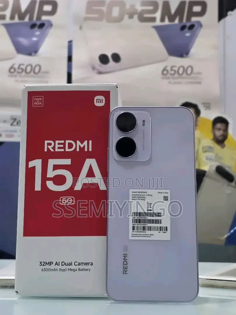 New Xiaomi Redmi 15a 128 GB Purple