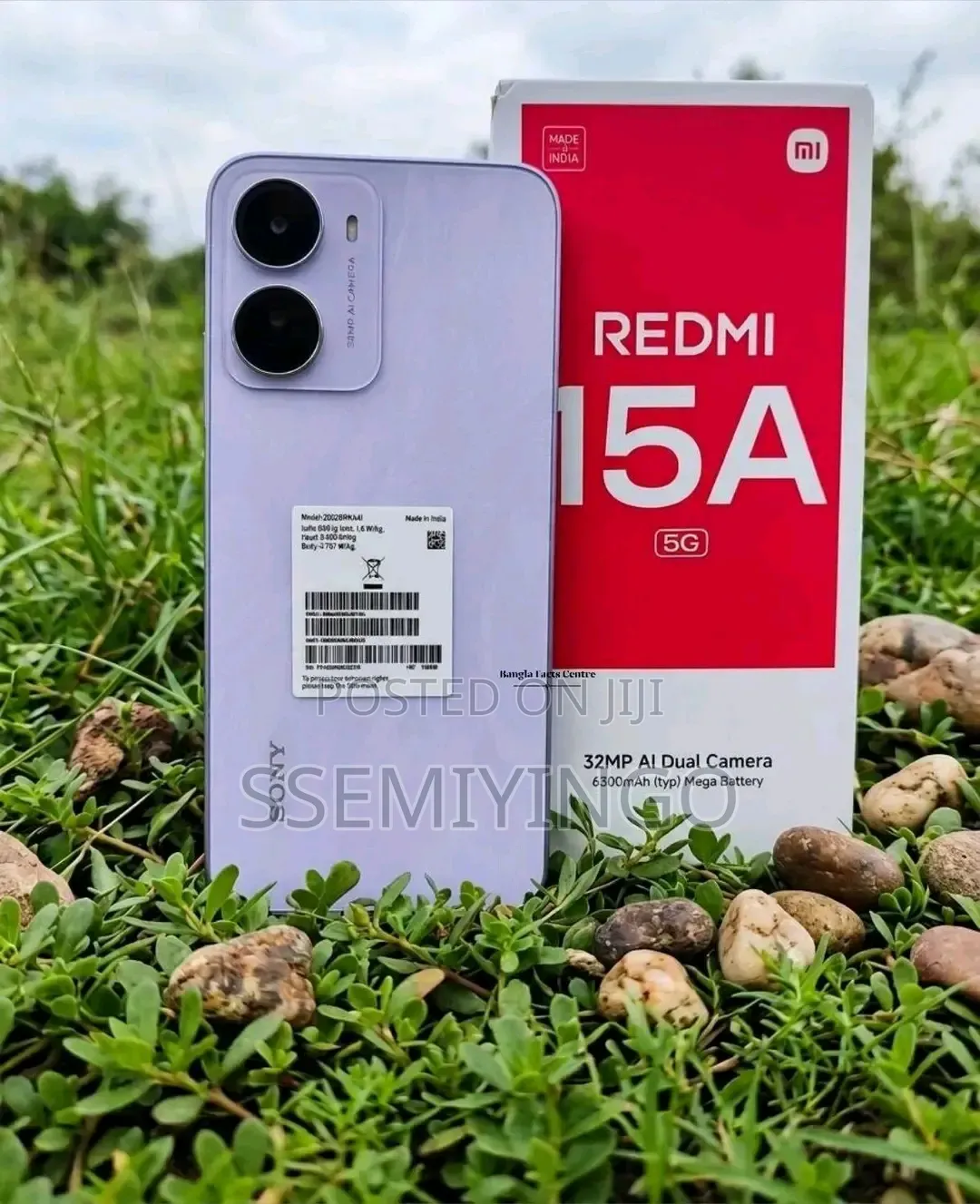 New Xiaomi Redmi 15a 128 GB Purple