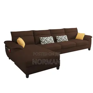 L Shaped Sofa Brown