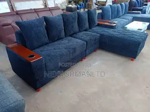 L Shaped Sofa Brown