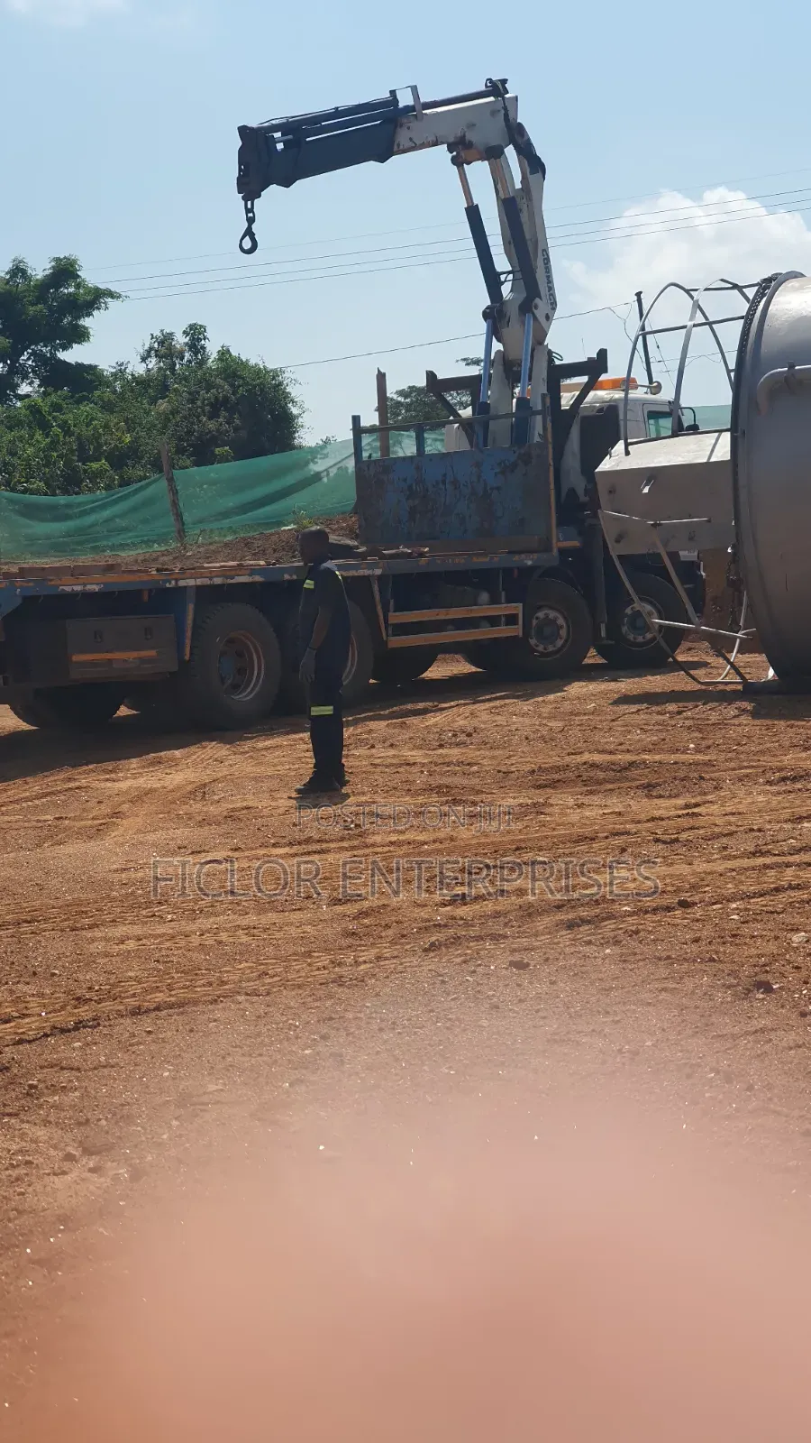 Truck Mounted Crane Hire (Loading,lifting and Offloading)