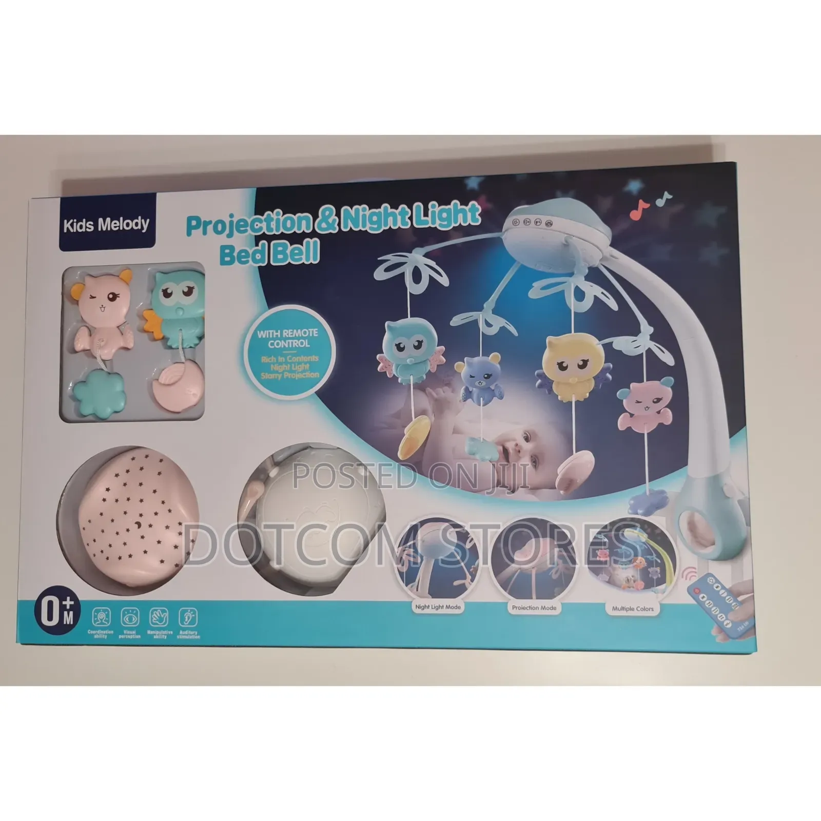 Baby Crib Mobile With Projector and Relaxing Music Baby Music Bed Bell