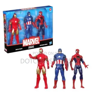 Marvel 6-Inch (15 CM) 
Action Figure Set With Shield Accessory