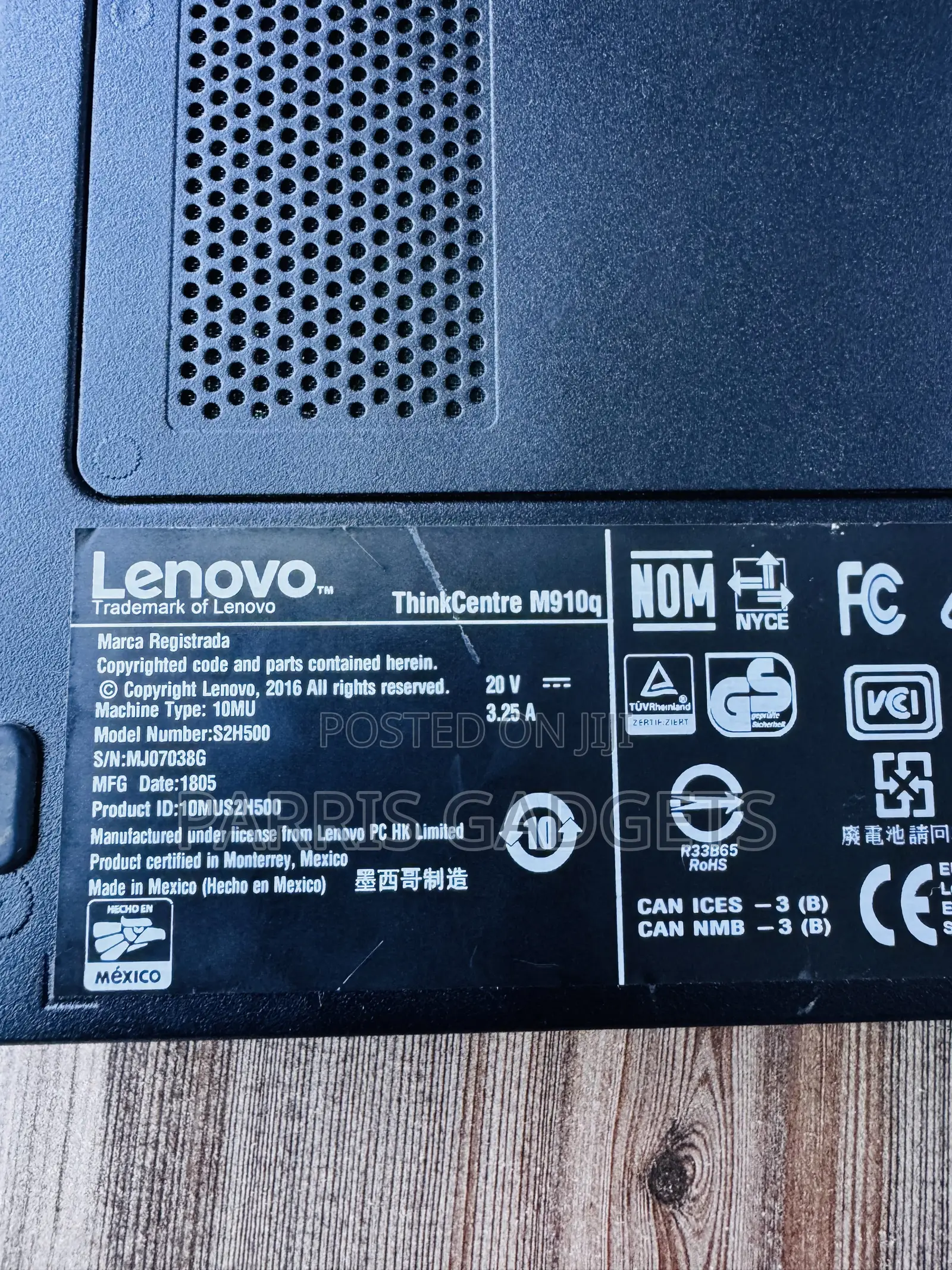 Desktop Computer Lenovo ThinkCentre M910 8GB Intel Core i5 SSD 256GB