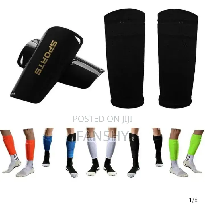 Football Durable Shin Guard Socks - Multi Color