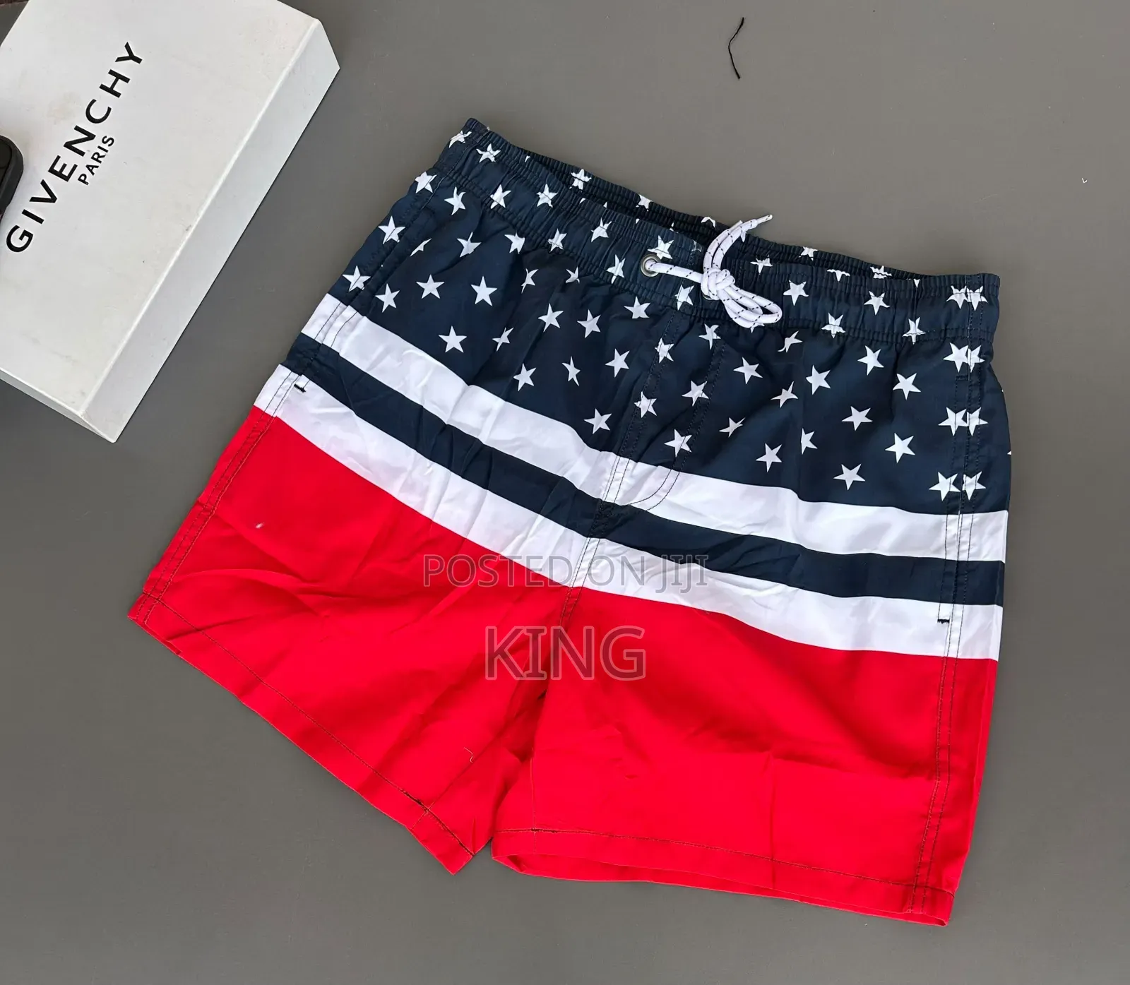 Pearls Drawstring Swim Shorts