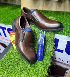 Franco Banate Bravello Dark Brown Men’s Leather Slip-on Shoes