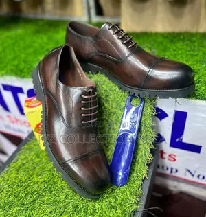 Men’s Franco Banate Bellaro Dark Brown Burnished Oxford Shoes