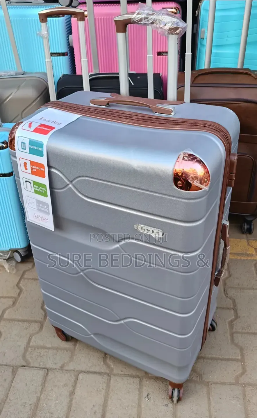 Gray Big Size Early Bird Suitcase R