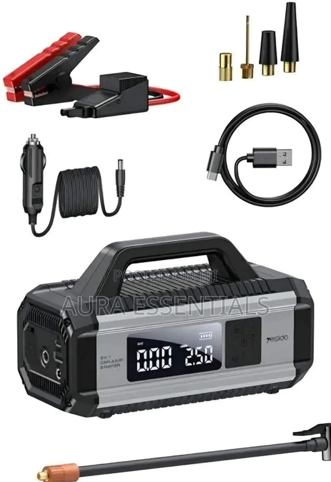 YESIDO VC13 5 in 1 Car Jump Starter 150PSI Tire Inflator Pump