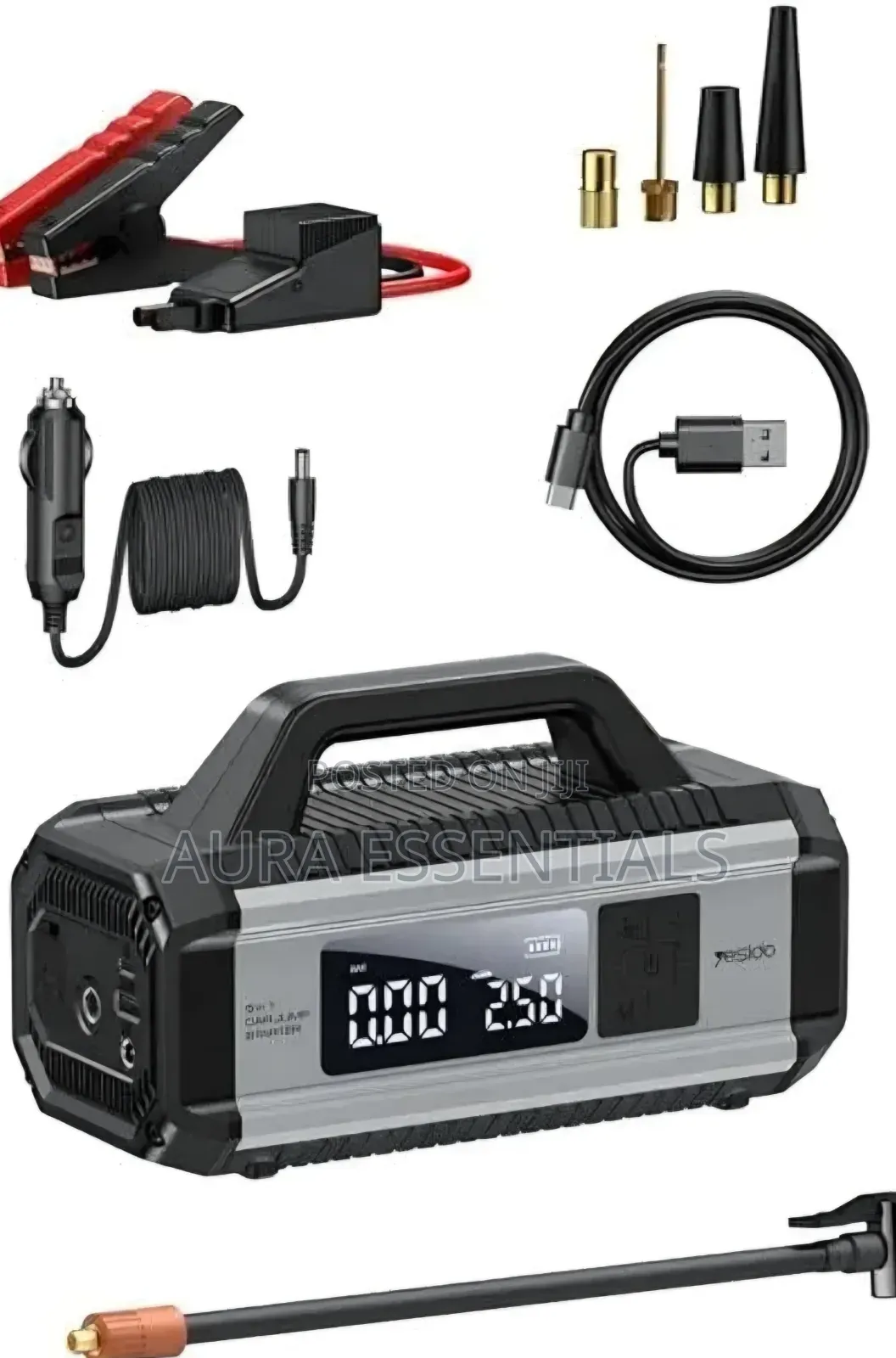 YESIDO VC13 5 in 1 Car Jump Starter 150PSI Tire Inflator Pump