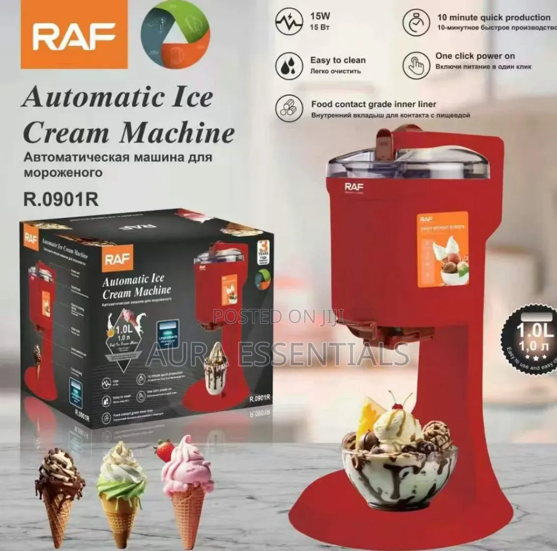 RAF Automatic Ice Cream Machine (Model R.0901R)