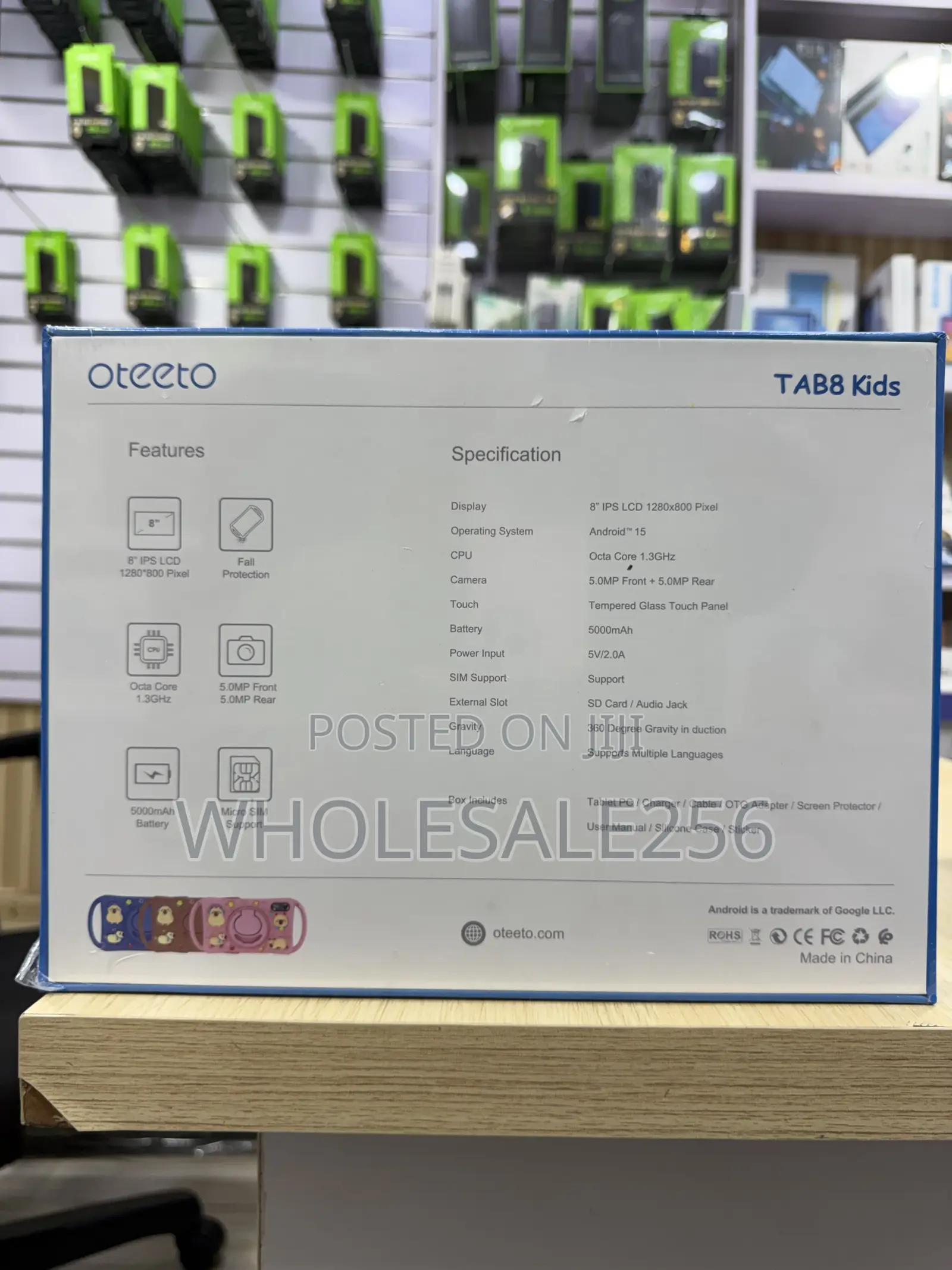 New Oteeto TAB 8 256 GB