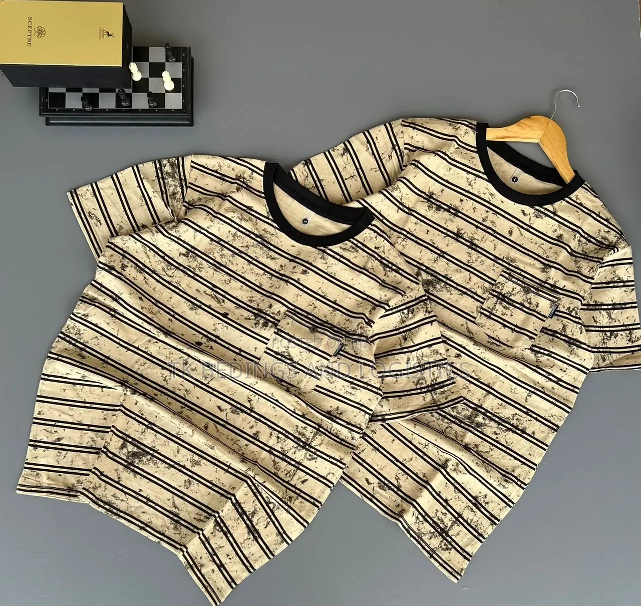 Vintage Striped Pocket Tee