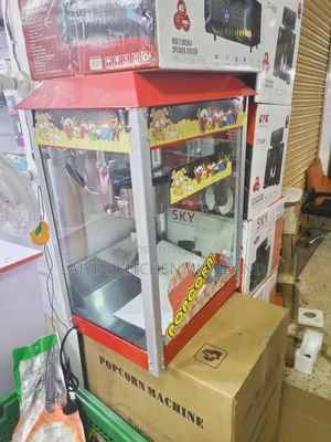 Electric Popcorn Machine, Easy, Automatic, Compact, Safe, Cooking